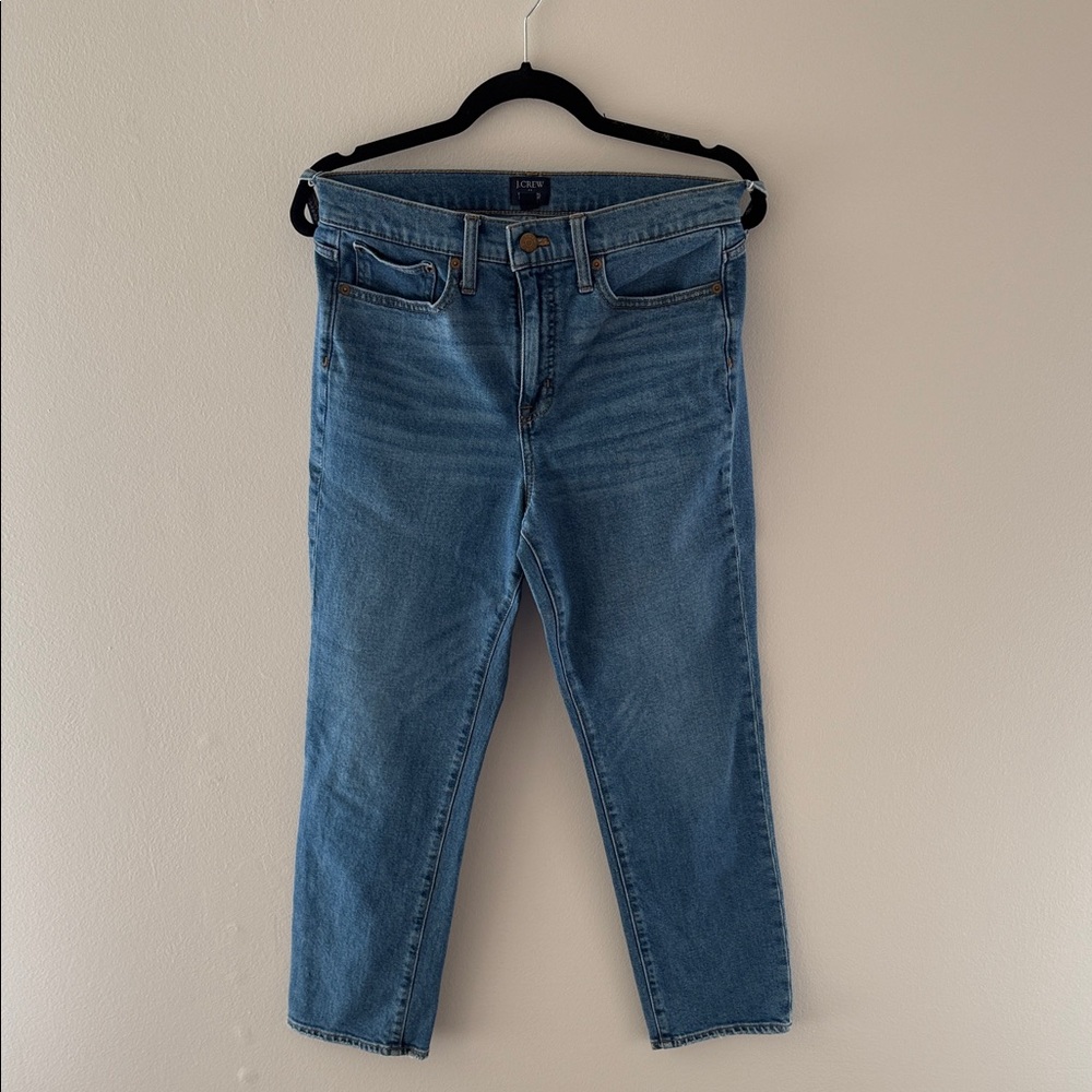 J. Crew Essential Straight Blue Jeans
